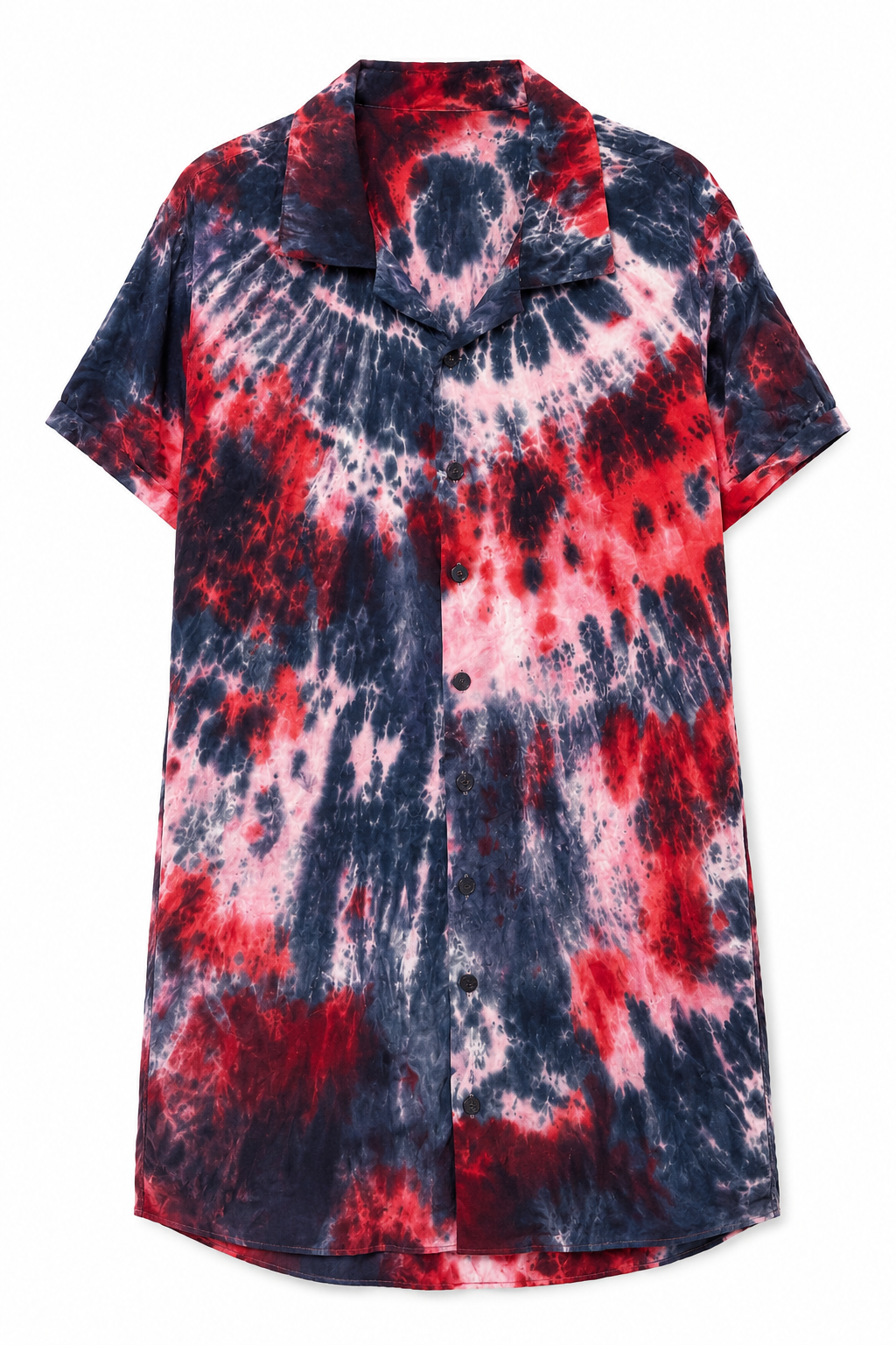 Rouge Black Mix Dye Shirt Dress