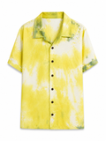 Shibori Lime Green Dye Shirt