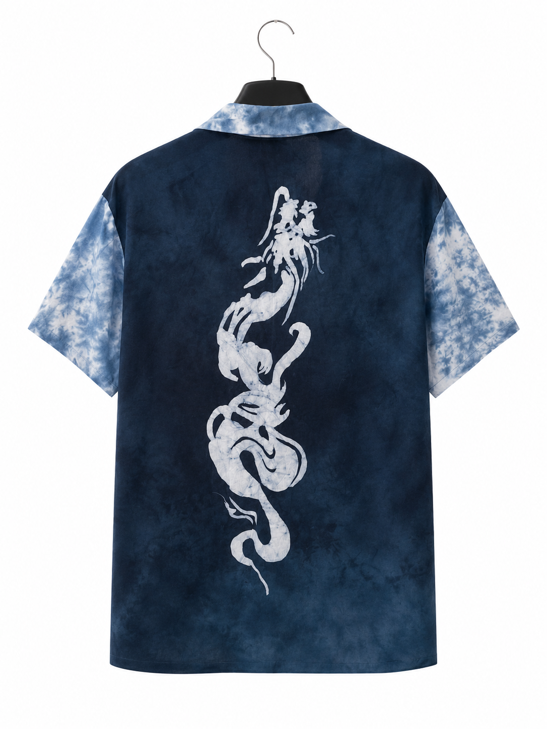 Batik Dragon Navy Dye Shirt